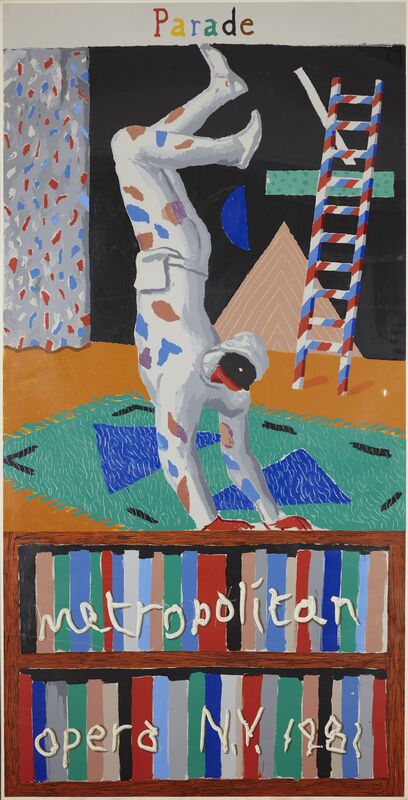 David Hockney, ‘Parade’, 1981, Posters, Screenprint poster in colours on wove, Roseberys