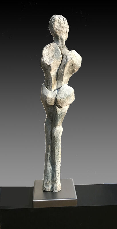 Sheila Ganch, ‘Aegean’, ca. 2019, Sculpture, Stoneware, steel base, Lily Pad West