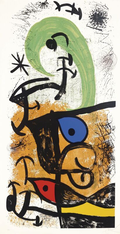 Joan Miró, ‘La Meneuse de lune’, 1975, Print, Lithograph in colors, on Arches paper, Christie's