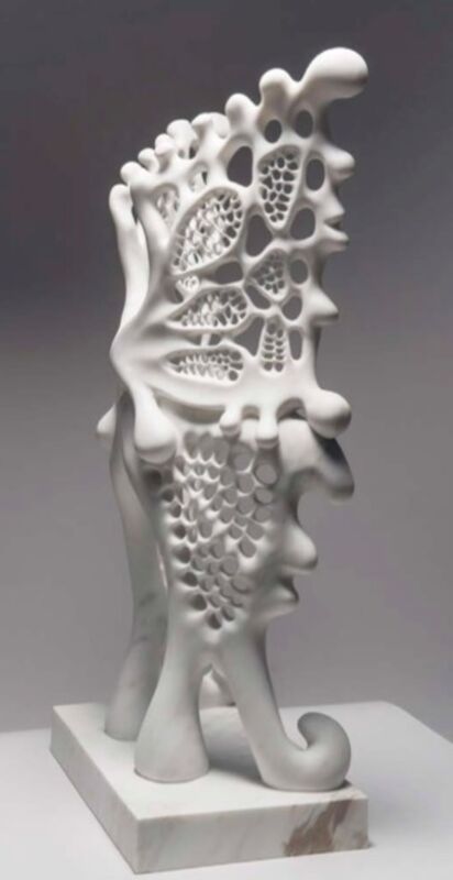Szymon Oltarzewski, ‘Motyl’, 2013, Sculpture, White marble, Aria Art Gallery