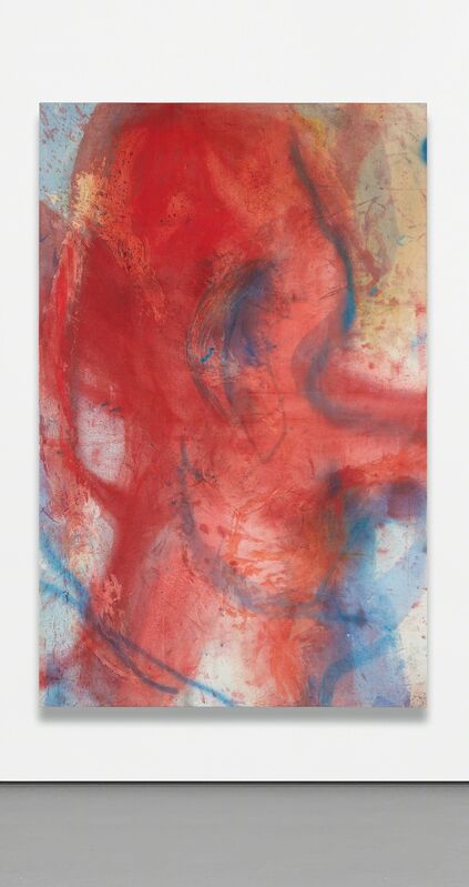 Rita Ackermann, ‘Fire by Days X’, 2011, Mixed Media, Oil, pigment, wax, modeling paste, enamel, rabbit skin glue and spray paint on canvas, Phillips