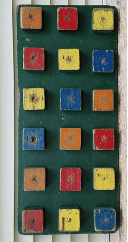 Unknown Artist, ‘Carnival Ring Toss Board Pennsylvania’, Mid 1950s, Other, Polychrome enamel on wood, Ricco/Maresca Gallery