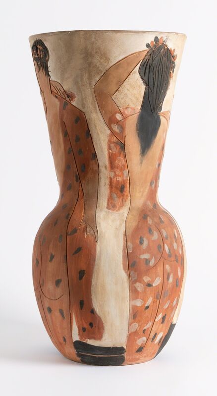 Pablo Picasso, ‘Grand vase aux femmes voiles’, 1950, Design/Decorative Art, Terracota ceramic vase painted with white, red and black engobe, Heritage Auctions