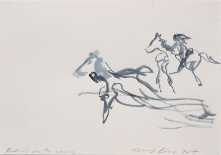 Tracey Emin, ‘Riding on the waves’, 2017
