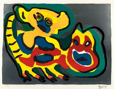Karel Appel, ‘Come Back Pussy Cat’, 1974