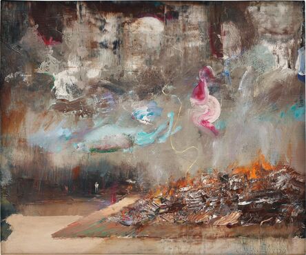 Adrian Ghenie, ‘Burning Books’, 2014