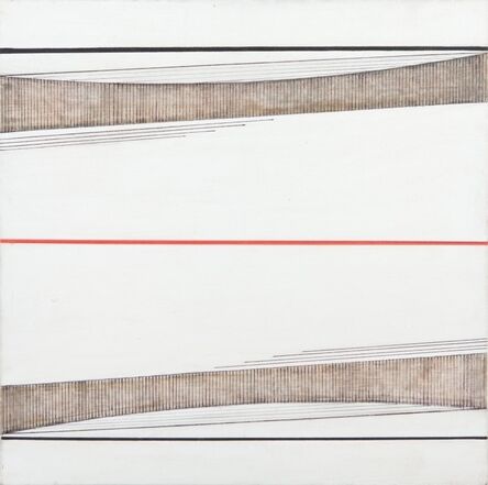 Bice Lazzari, ‘Linea rossa N.2’, 1966