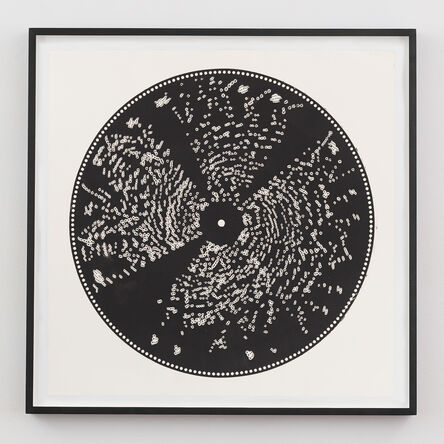 Terry Adkins, ‘Untitled (Metal Music Box Disc Print)’, 2001