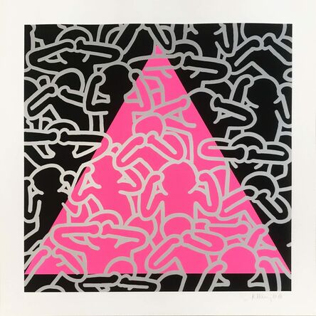 Keith Haring, ‘Silence =  Death’, 1989