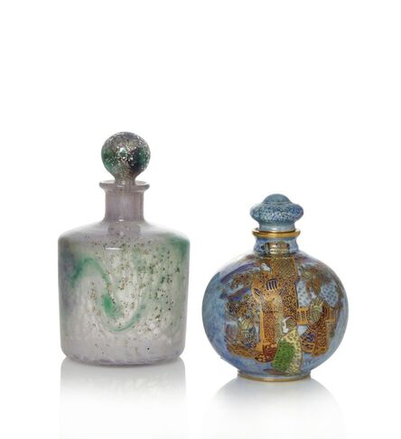 Monart, ‘a cased glass bottle and stopper, shape SH’, 20th Century