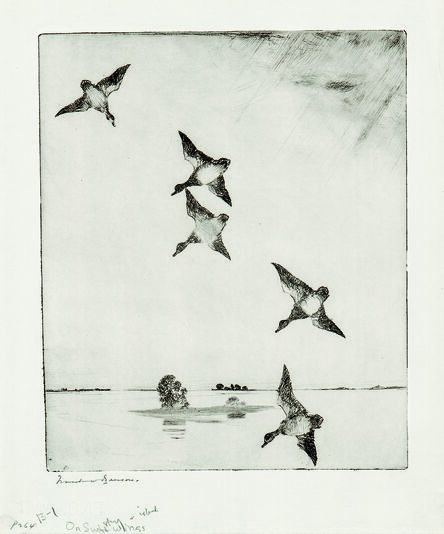 Frank Weston Benson, ‘On Swift Wings’, 1927
