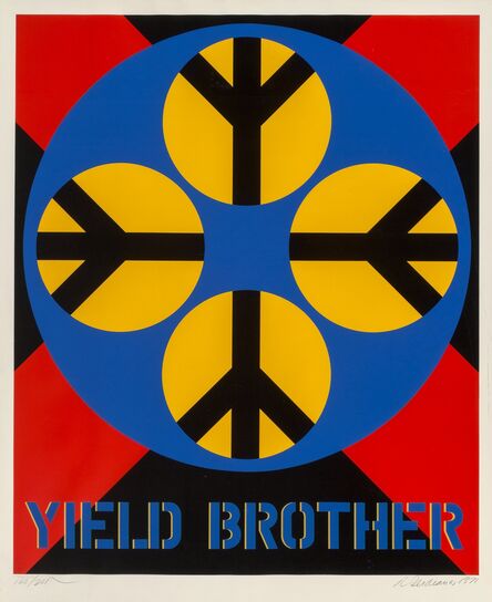 Robert Indiana, ‘Yield Brother’, 1971