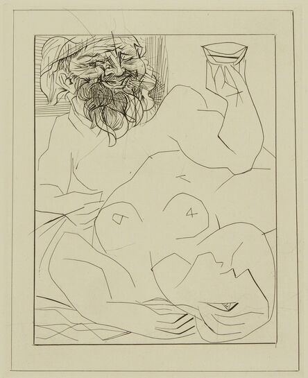 Pablo Picasso, ‘Bacchus et Marie-Thérèse (en Ariane?) (B. 284; Ba. 432)’