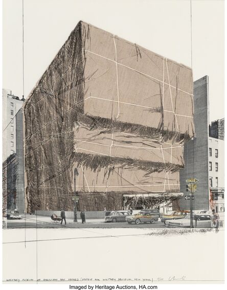 Christo, ‘Whitney Museum of American Art, Packed, Project for New York, from (Some) Not Realized Projects’, 1971