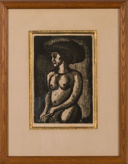 Georges Rouault, ‘Femme Neu, Vers La Gauche ((Chapon/Rouault 29; Wofsy 310)’, 1932