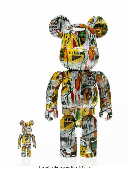 BE@RBRICK X The Estate of Jean-Michel Basquiat, ‘Jean-Michel Basquiat 100% and 400% (two works)’, 2017