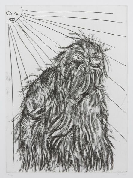 David Shrigley, ‘Untitled [Hairy Monster]’, 2009