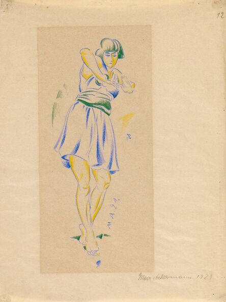 Max Ackermann, ‘Tänzerin’, 1921