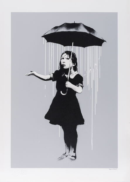 Banksy, ‘Nola (White Rain)’, 2008