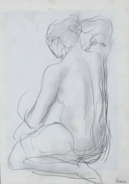 Mario Sironi, ‘Nudo di schiena’, 1930 ca