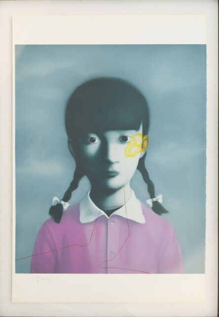 Zhang Xiaogang, ‘Girl in Purple - Planche No. 15’
