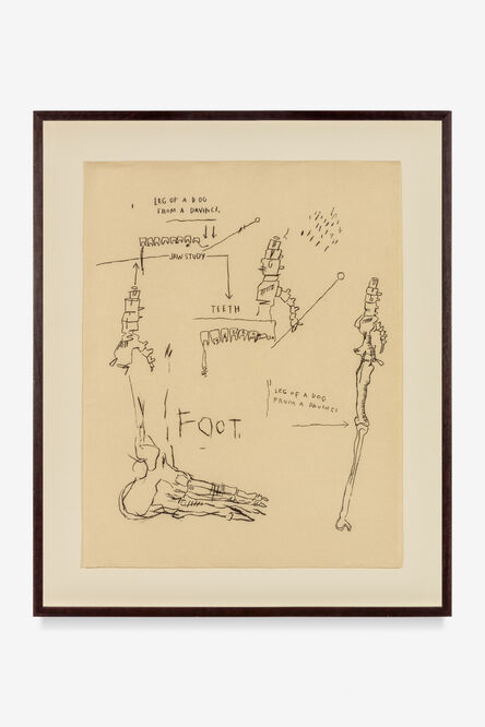 Jean-Michel Basquiat, ‘Leg of a Dog’, 1983