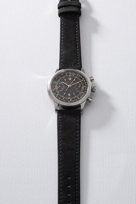 Rolex, ‘A very rare and attractive stainless steel chronograph wristwatch with telemeter and tachymeter scales’, Circa 1945