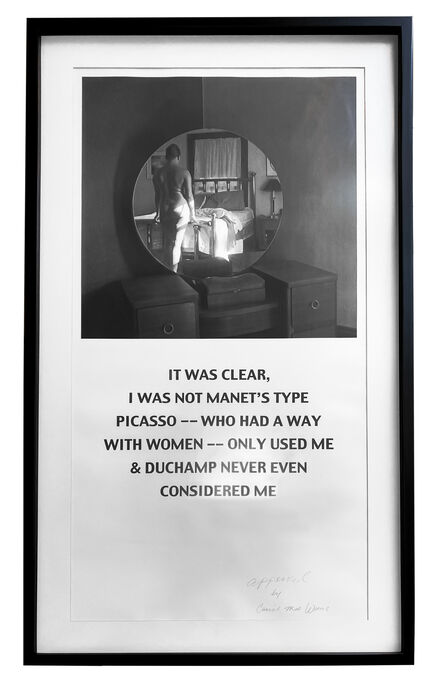 Carrie Mae Weems, ‘Not Manet's Type’, 2001