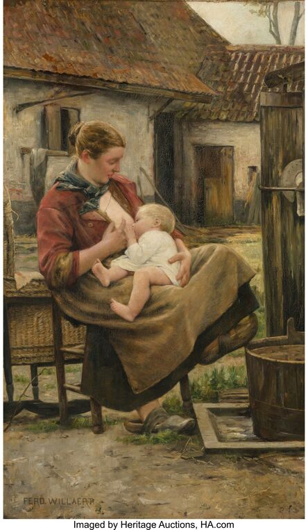 Ferdinand Willaert, ‘La jeune maman’