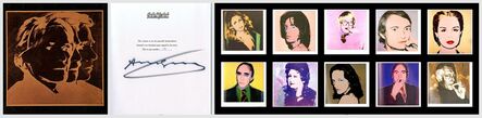 Andy Warhol, ‘Portraits of the 1970s (Hand Signed and numbered by Andy Warhol, Deluxe Limited Edition boxed gift set)’, 1979
