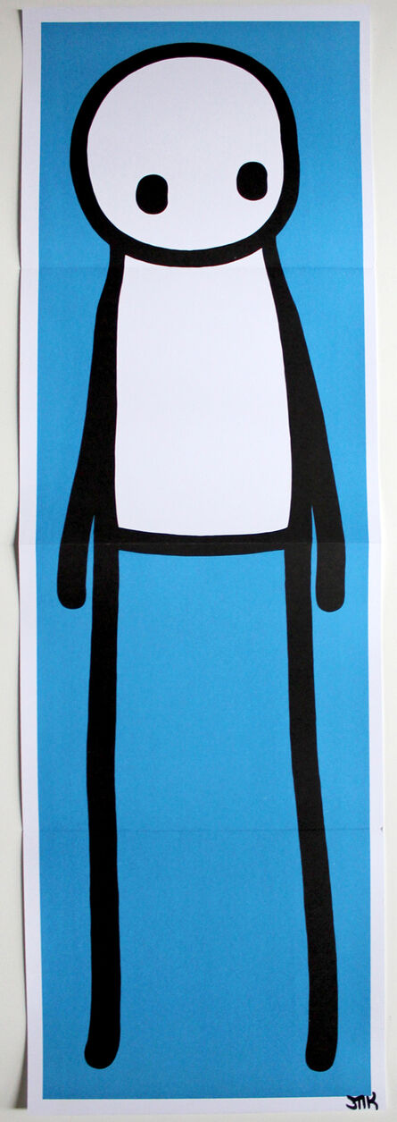 Stik, ‘Standing Figure Blue SIGNED’, 2015
