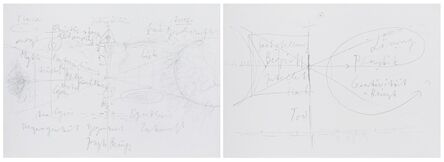 Joseph Beuys, ‘Konvolut von zwei Zeichnungen’, 1972