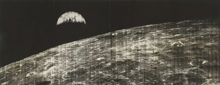 Lunar Orbiter I, ‘MAN'S FIRST LOOK AT THE EARTH FROM THE MOON, 23 AUGUST 1966’