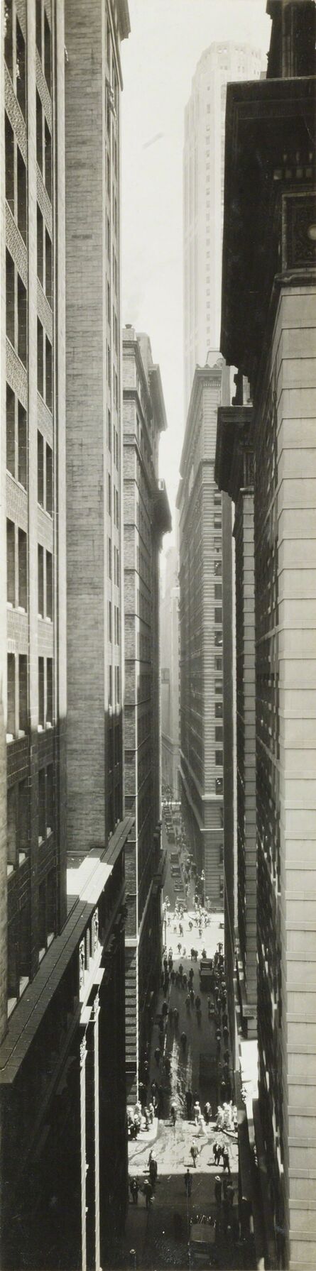 Berenice Abbott, ‘View of Exchange Place from Broadway, New York’, 1934