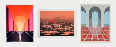 Clarence Holbrook Carter, ‘Highway; Eschantos 28; Arches (three works)’, 1977-1979