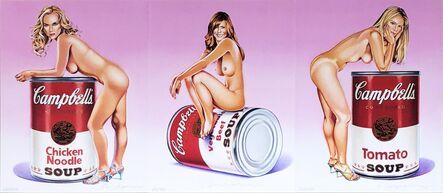 Mel Ramos, ‘Campbell's Soup Can Girls (Set of Three)’, 2016