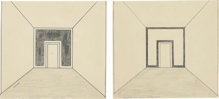 Palermo, ‘Two Works: (i) Skizze für Wandmalerei; (ii) Skizze für Wandmalerei’, 1969-1970