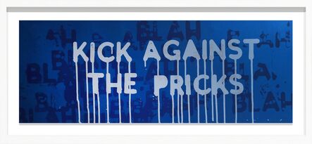 Mel Bochner, ‘Kick the pricks’, 2018