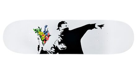 Banksy, ‘Flower Bomber Brandalism skate deck’, ca. 2017