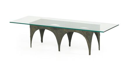 Paul Evans (1931-1987), ‘Sculptured Metal coffee table’, 1972