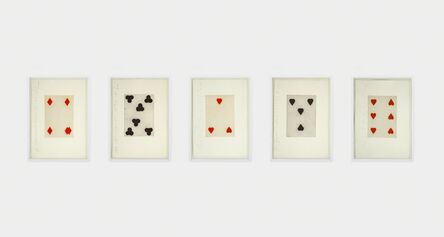 Donald Sultan, ‘Playing Cards: Set of Five’, 1989