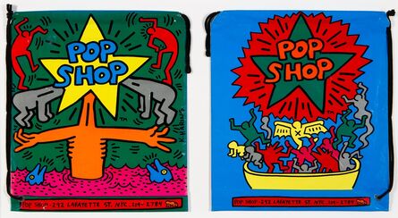 Keith Haring, ‘Pop Up Shop Shopping Bags’, 1988