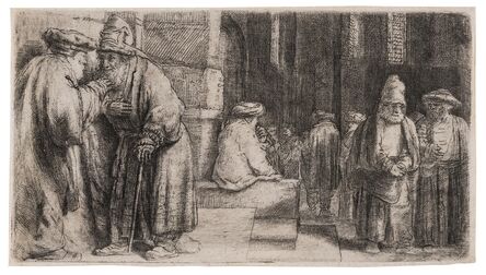 Rembrandt van Rijn, ‘Jews in the synagogue’, 1648