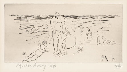 Milton Avery, ‘Bathers (Lunn 20)’, 1941