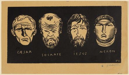 Félix Vallotton, ‘Caesar, Socrates, Jesus, Neron’, 1892