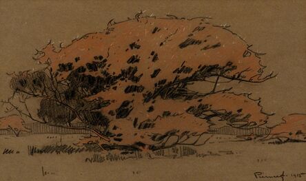 J. H. Pierneef, ‘Thorn Trees’, 1915