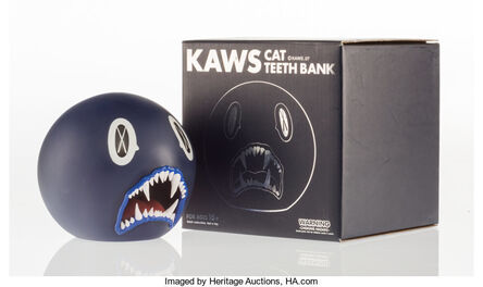 KAWS, ‘Cat Teeth Bank (Navy)’, 2007