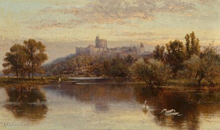 Alfred Augustus Glendening Senior, ‘A view of Windsor Castle’, 1895