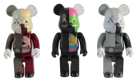 KAWS X BE@RBRICK, ‘Dissected Companion 400%, set of three’, 2008
