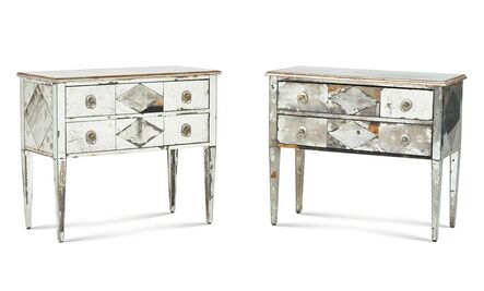 ‘Pair of Mirrored Chests’